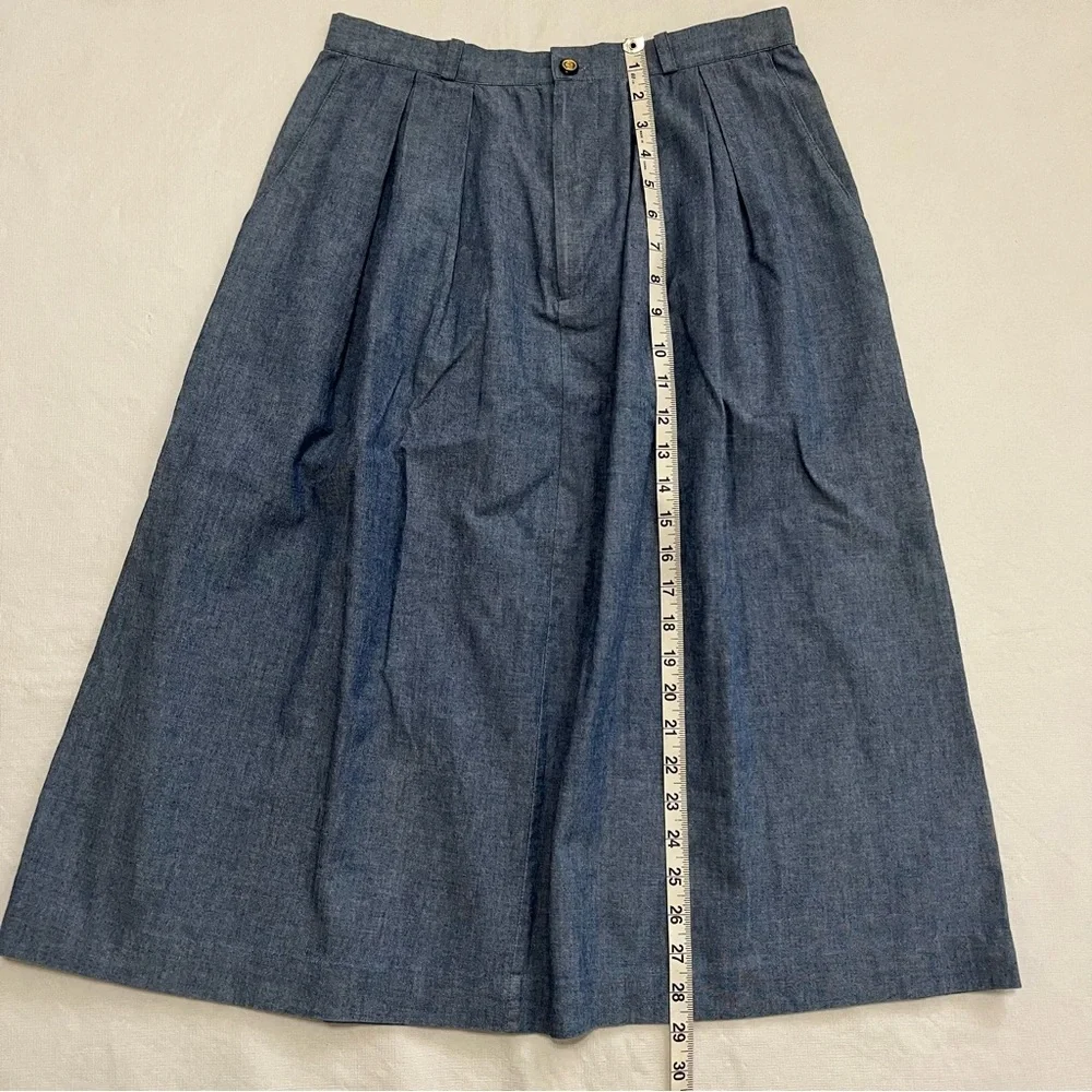 Vintage Bechamel Chambray Skirt